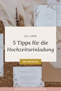 Read more about the article Hochwertige Hochzeitseinladung mit wenig Budget. 5 Tipps für deine DIY Einladung
