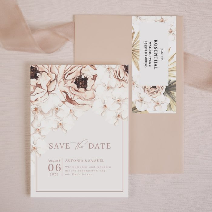 Save the Date Karte Hochzeit