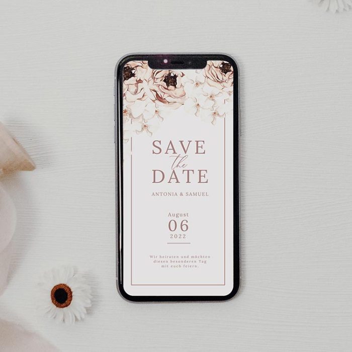 Antonia – Save the Date – Change the Date | Digital | WhatsApp