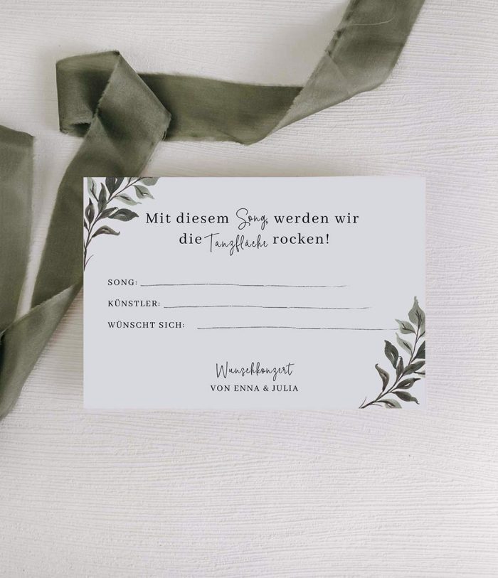 Alva – Für eure Hochzeitsgäste Papeterie Bundle