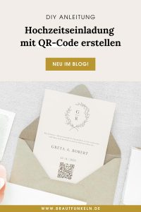 Read more about the article Hochzeitseinladung mit QR-Code erstellen